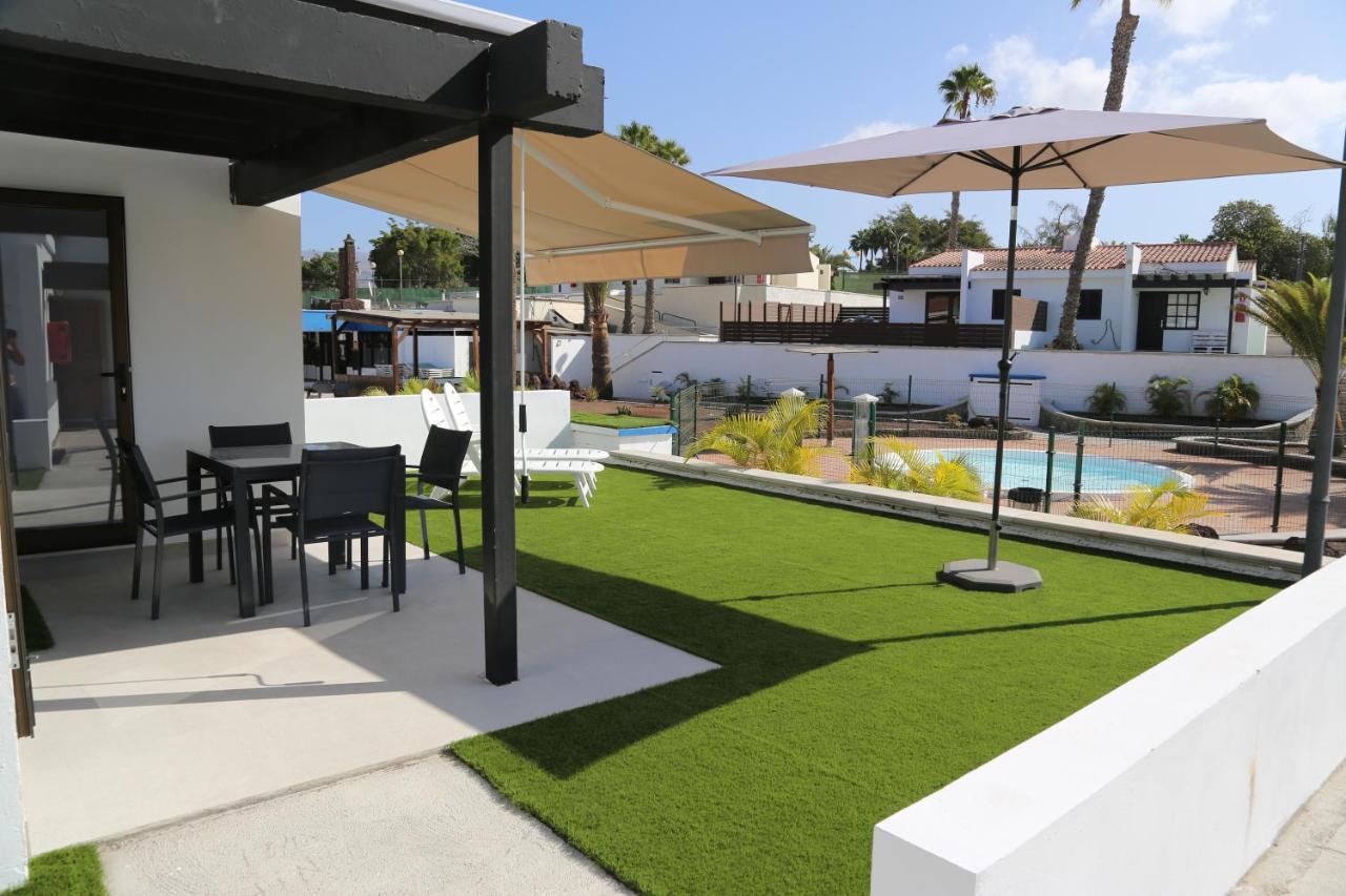 Precioso Bungalow En Complejo Privado Con Piscina San Bartolome de Tirajana  Exterior photo