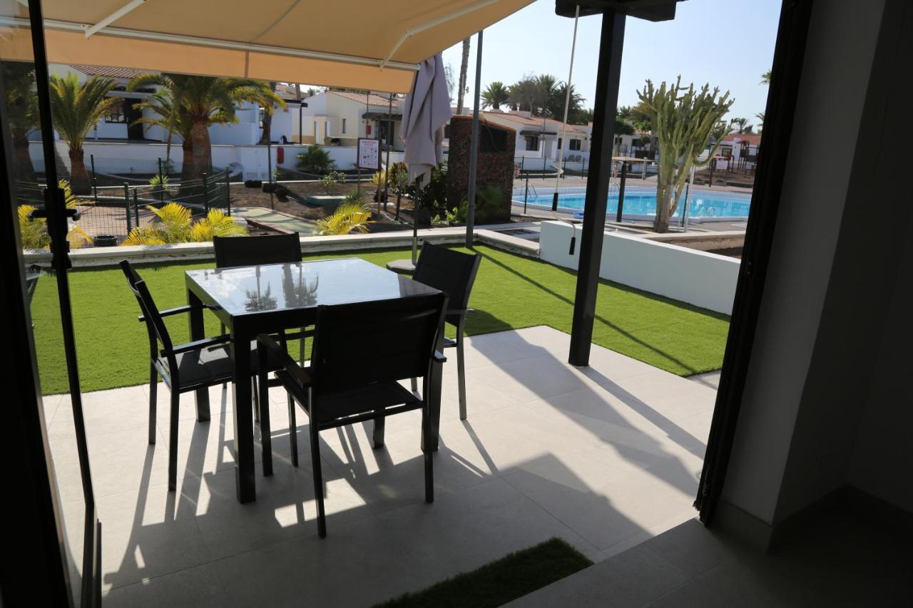 Precioso Bungalow En Complejo Privado Con Piscina San Bartolome de Tirajana  Exterior photo